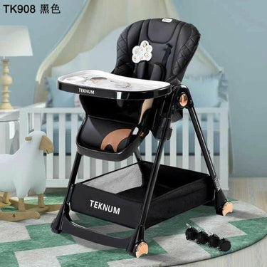 Black Beauty Cute Baby Dining Chair